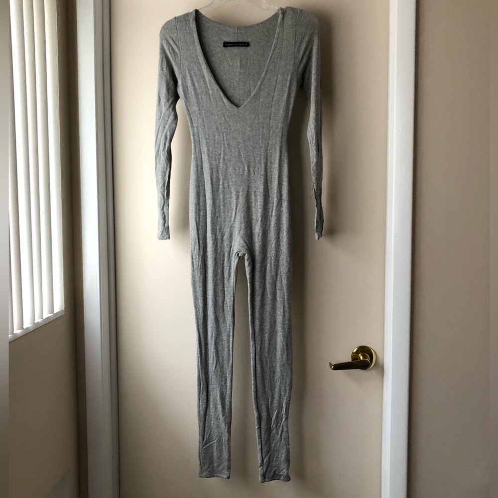 NAKED WARDROBE GREY JUMPSUIT SMALL